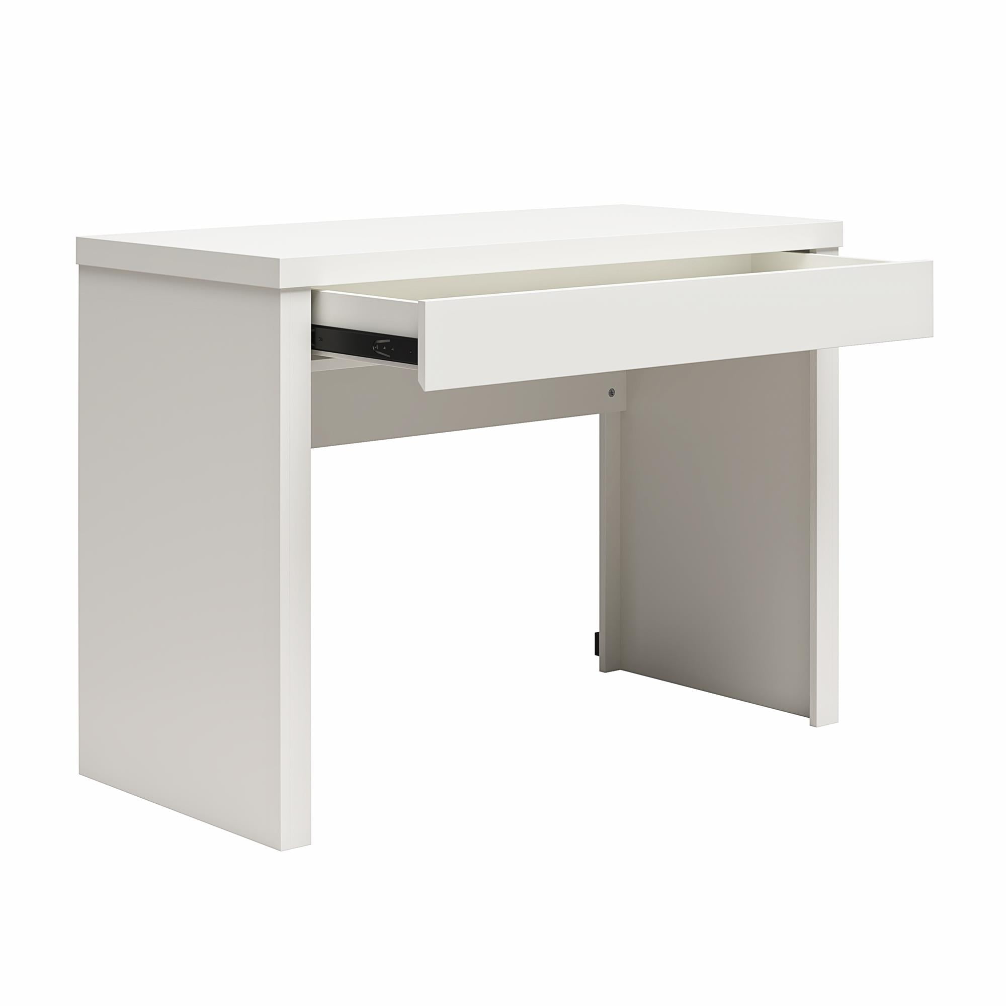 Mainstays Cooper Writing Desk with USB, Flat White