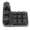 thumbnail image 5 of Mini Gaming Keypad 3 Knobs RGB Backlit Blue Switch Programmable 9 Key Keypad for Music Office Media, 5 of 5