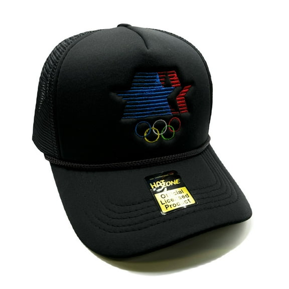 Retro LA Games Mesh Trucker Snapback (Black)
