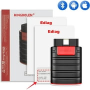 KINGBOLEN Ediag OBD2 Scanner Bluetooth for iPhone & Android, All Systems Bidirectional Diagnostic Tool , 15+ Reset Functions, All Software 1 Year Free