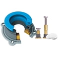 thumbnail image 1 of Danco 10879 Kit de instalación de inodoro todo en uno con anillo de cera de sellado perfecto y pernos de corte cero, azul y gris, 1 paquete, 1 of 7