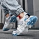 thumbnail image 4 of Zapatos transfronterizos para hombre, zapatillas de deporte informales a juego de colores, calcetines bajos tejidos voladores transpirables diarios grises, zapatos, 4 of 8