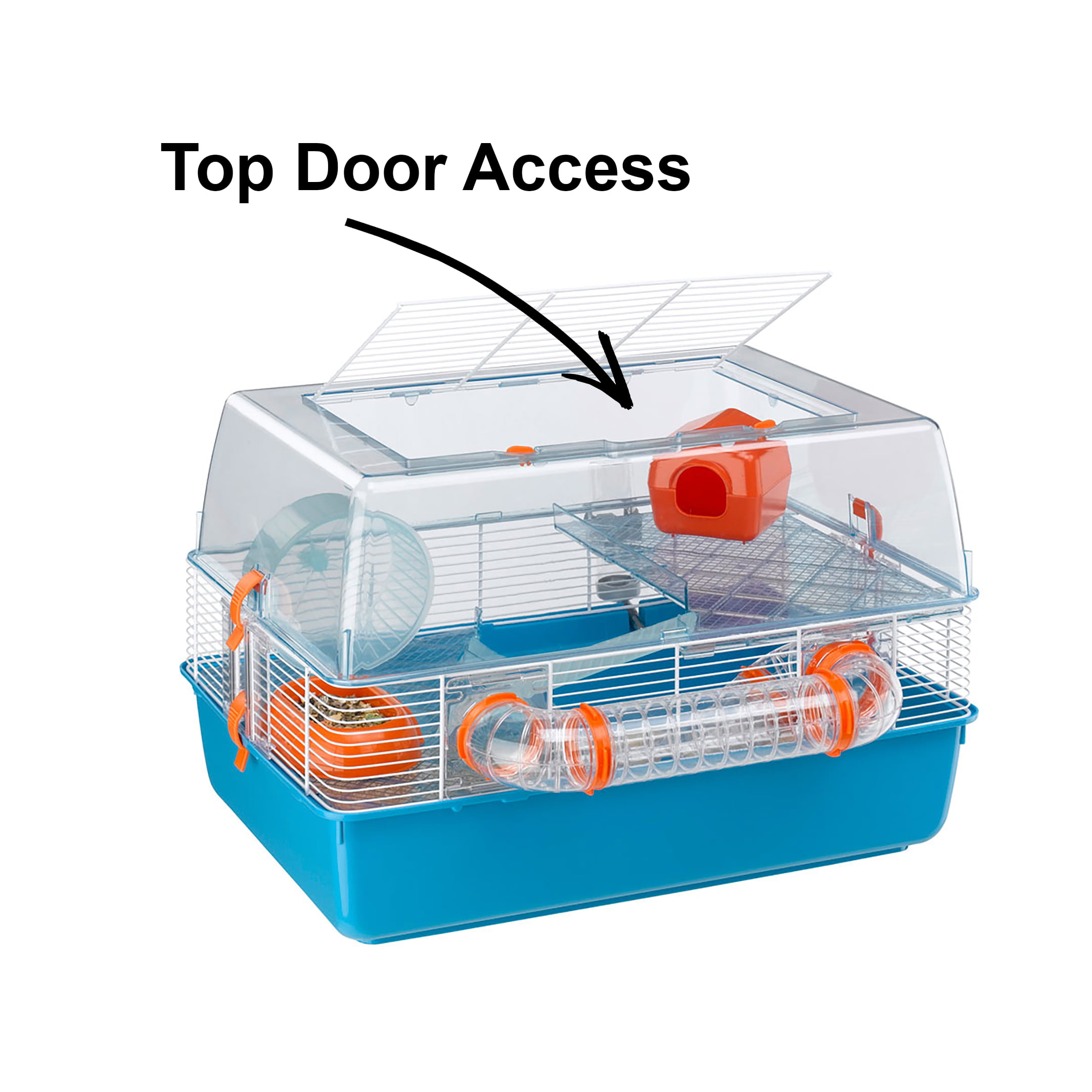 maagpijn Londen noot Ferplast Duna Fun Hamster Cage | Multi-Tier Hamster Cage Includes ALL  Accessories | 21.65L x 18.5W x 14.76H Inches - Walmart.com