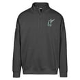thumbnail image 2 of Men's Levelwear Black Florida Marlins Murray Core Logo Quarter-Zip Pullover Top, 2 of 3
