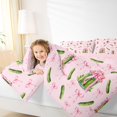 thumbnail image 3 of Manfei Girls Personalized Gifts King Size Comforter Sets,Pink Bowknot Kawaii Camber Comforters King Size,Pink Reversible,3-Piece,1 Comforter and 2 Pillowcases, 3 of 7