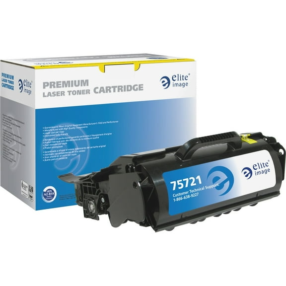 Elite Image Remanufactured Toner Cartridge, Alternative for Dell (330-6968), Laser, 21000 Pages, Black, 1 Each