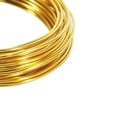 thumbnail image 4 of Alambre de aluminio de 2 mm, alambre flexible de 31 m para esculpir, hacer modelos de bicicletas, hacer joyas, tejer y envolver (oro), 4 of 5