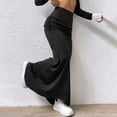 thumbnail image 5 of Charmgo Pleated Skirts for Women, Women's New Casual and Fashionable Knitted Solid Color Fishtail Skirt Long Skirt Maxi Skirts for Women, Skirts for Women Trendy Summer Black XXL, 5 of 5