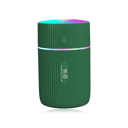 

220ml Air Humidifier USB Aroma Diffuser LED Night Light Portable Car Office Living Room Mist Sprayer Fogger Maker Atomizer White