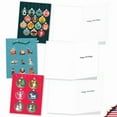 thumbnail image 4 of 20 Merry Christmas Note Cards with Envelopes (4" x 5.12") - Dog Ornaments Merry Christmas (10 Designs, 2 Each) AM3689XSG-B2x10, 4 of 6