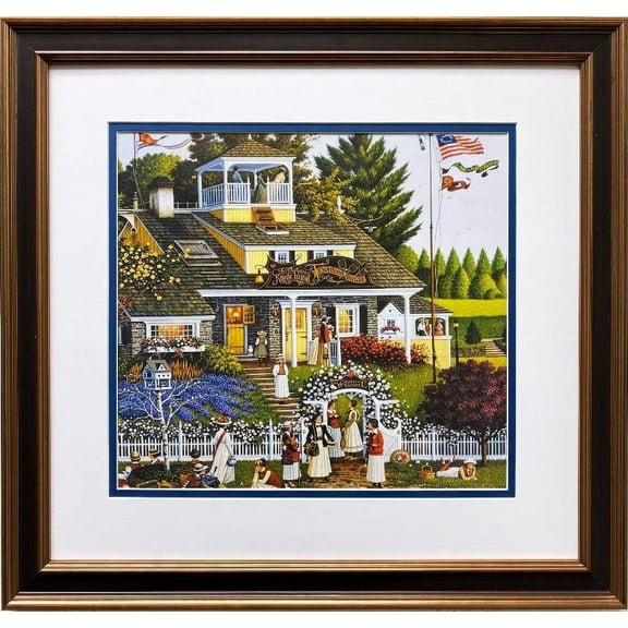 Charles Wysocki "Love" (detail) New CUSTOM FRAMED Art Generic