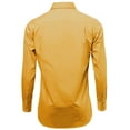 thumbnail image 3 of Men's Classic Fit Long Sleeve Wrinkle Resistant Button Down Premium Dress Shirt (Gold, 4XL), 3 of 4