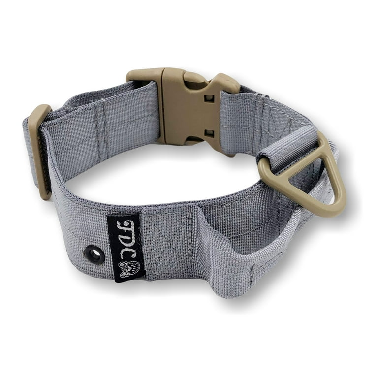 HEAVY DUTY Dog Tactical Collar with Handle 1.5in Width Training