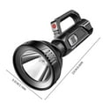 thumbnail image 3 of Led Flashlight, Super Bright LED Flashlight, Rechargeable, Large Searchlight, Ideal for Fishing, Hiking, Camping, Durable and Long-Lasting Beam, Laser Pointer High Power, 3 of 8