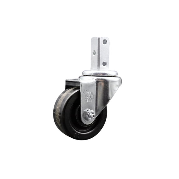 3 Inch Phenolic Wheel Swivel 3/4 Inch Square Stem Caster Service Caster Brand