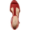 thumbnail image 3 of Giani Bernini Womens Claraa Patent T-Strap Dress Sandals, 3 of 3