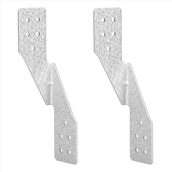 Hurricane Tie Hick Galvanized Hurricane Straps H2.5A Strong Tie Brackets Trusses/Rafters Ties for Wood(50pcs)