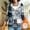 #035-Blue, variant on AUNVITO Women's Printed Raglan Sleeve Loose Fit Hooded Sweater with Pockets & Zipper, Soft Casual Wear for Spring Daily Outfits
