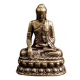 thumbnail image 1 of Thailand Buddha Sculpture Ornaments Creative Craft Tabletop Statue For Living Room Bedroom Decor, 1 of 5