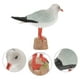 thumbnail image 2 of Estatua de gaviota náutica figura de gaviota miniatura para pastel de automóviles en casa casa miniatura, 2 of 5