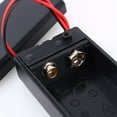 thumbnail image 4 of Caja portapilas PP3 de 9 V CC con interruptor de encendido y apagado y cable conductor duradero, 4 of 15