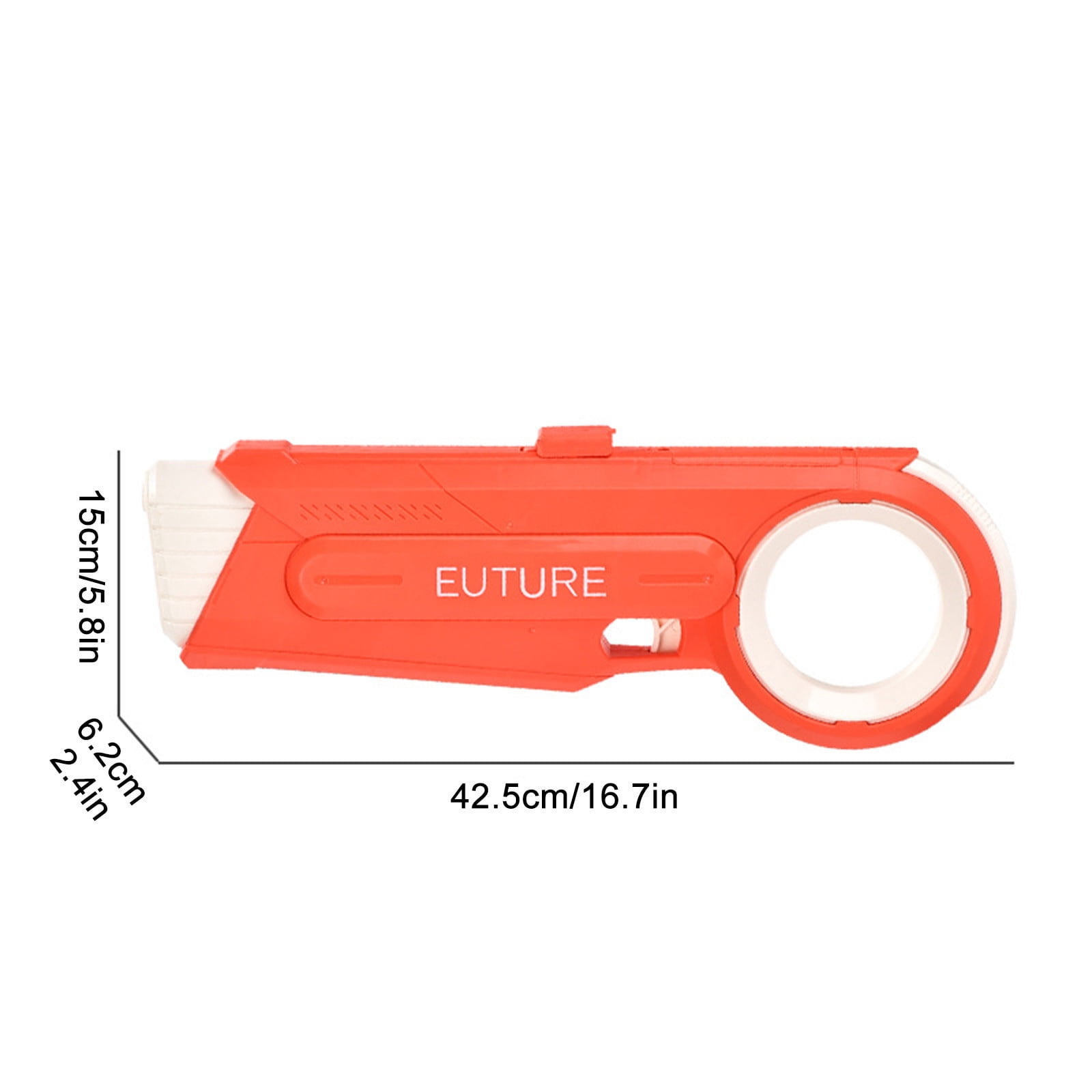 Automatic High-Pressure Water Blaster Soaker, Sleek Modern Design for Efficient Summer Refreshment and Outdoor Interactive Play Orange