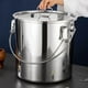thumbnail image 1 of Olla grande perfecl de acero inoxidable 201 para sopa 20L, 1 of 8