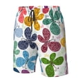 thumbnail image 4 of Balery Colorful Butterflies Traje de Baño Estilo Hawaiano para Hombre, Shorts de Secado Rápido con Bolsillos-Small, 4 of 6