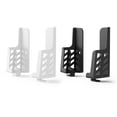 thumbnail image 4 of Soporte de pared ajustable para tableta Soporte universal para marco de teléfono Blanco 2 piezas, 4 of 7