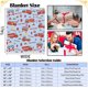 thumbnail image 2 of LHSHID Fire Truck Throw Blanket Fire Truck Blanket for Boys Blue Firefighter Throw Blanket Soft Cozy Fluffy Fuzzy Flannel Truck Car Blankets for Teen Men Birthday Gifts Sofa Couch Bed Decor, 2 of 9