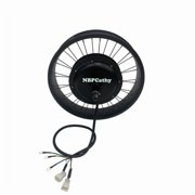 26*4.0inch 170mm Dropout 100mm Width Wheelrim 72V 3000W Fat Tire Rear Wheel Hub Motor with 80A Sabvoton Controller and UKC1 Display for Snow Bike Electric Bicycle Conversion Kit