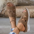 thumbnail image 5 of Dakaela Womens Fashion Orthotic Slides with Arch Support Orthopedic Platform Wedge Sandals Plantar Fasciitis Comfortable Walking Shoes Size 6-9, 5 of 9
