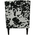thumbnail image 4 of Fox Hill Trading Emma Armchair, Cowhide Black, 4 of 6