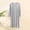 Gray, variant on Men Solid Color Oversized Crew Neck Long Sleeve Knee-Length Nightgown, Soft Flowy Relax Fit Comfortable Full Cut Casual Home Sleep Loungewear Robe Multicolor L