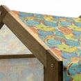 thumbnail image 5 of Poppy Flower Pet House, Colorfuls Blossoming Nature Psychedelic Ornamental Pattern Flourishing Foliage, Outdoor & Indoor Portable Dog Kennel with Pillow and Cover, 5 Sizes, Multicolor, by Ambesonne, 5 of 5