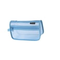 thumbnail image 2 of Fundín de malla de gran capacidad para estudiantes - Bolsa transparente con cremallera y asa para la organización de material escolar, 2 of 7