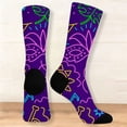 thumbnail image 6 of Compression Socks for Women Cute Animal Knitted Mid Calf Soft Comfort Mens Socks Pink One Size, 6 of 8