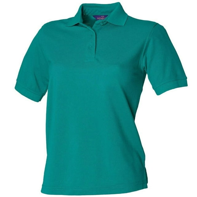 Henbury Womens Pique Polo Shirt