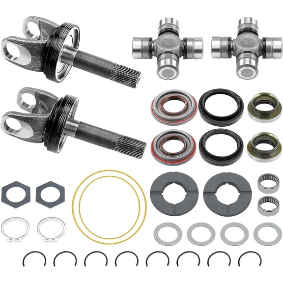 A-Premium 32Pcs Front Axle Shaft Seal and Bearing Kit Compatible with Ford F-250 Super Duty 1999-2002 F-350 Super Duty 1999-2002 4WD fit with Dana Model 60 Axle Replace# 550759