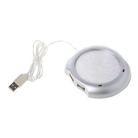 

ROZYARD USB Tea Coffee Cup Mug Warmer Heater Pad with 4 Port USB Hub PC Laptop
