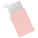 thumbnail image 1 of Espejo de bolsillo Uxcell de acero inoxidable irrompible, espejo compacto de maquillaje con funda de cuero PU (Rosa, 2.5 x 3.66"), 1 of 7