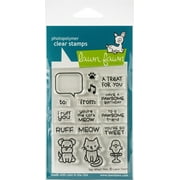 Lawn Fawn Clear Stamps 3"X2"-Say What? Pets