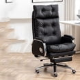 thumbnail image 2 of Leather Lazy Office Chair Cute Luxury Ergonomic Modern Playseat Scorpion Gaming Office Chair Posture Taburete Library Furniture My Lux Decor Round, 2 of 20