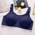 thumbnail image 5 of Bras for Women, Women's High Support Full Coverage Racerback Sports Bra Women's Bra Soild Color Underwear Bra Everyday Underwear High Impact Workout with Removable Pads & Wide Straps, 5 of 8