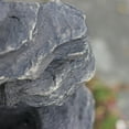 thumbnail image 5 of Northlight 24" Prelit LED 3-Tiered Stonelike Outdoor Patio Garden Water Fountain - Gray/Brown, 5 of 7