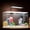 Ultra-white, variant on Fish Nano Glass Aquarium, with Separator Plate for Betta, Multi-Functional Square Fish Tank with Filter, LED Light