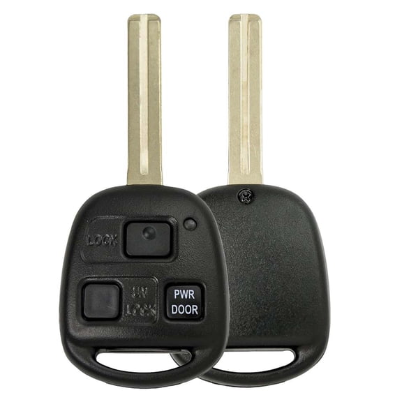 AKS KEYS New Replacement for Lexus 2004 - 2009 Remote Head Key Fob 3B HYQ12BBT (2 Pack)