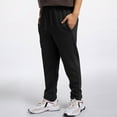 thumbnail image 2 of Men's Casual Pants Male Casual Fitness Running Trousers Drawstring Loose Waist Solid Color Pants Pocket Loose Sweatpants Black 3XL, 2 of 7