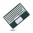 thumbnail image 4 of Wireless Bluetooth Touchpad Keyboard, Colorful Round Keycap Slim Keyboard with Touch Control, Rechargeable Portable Keyboard for Tablet iPad Android Windows Pro Air Mini, Ergonomic Typing for Office, 4 of 8