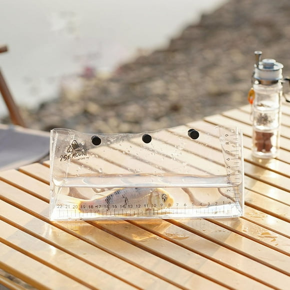 Bolsa de pescado de pescado Conveniente cierre de instantáneo Transparente Pequeño contenedor de interiores al aire libre portátil portátil